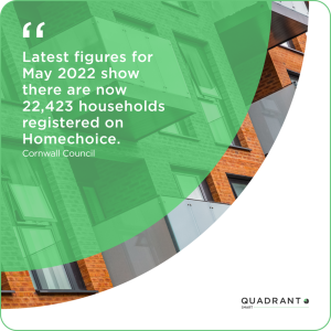 Latest figures for May 2022 show there are now 22,423 households registered on Homechoice