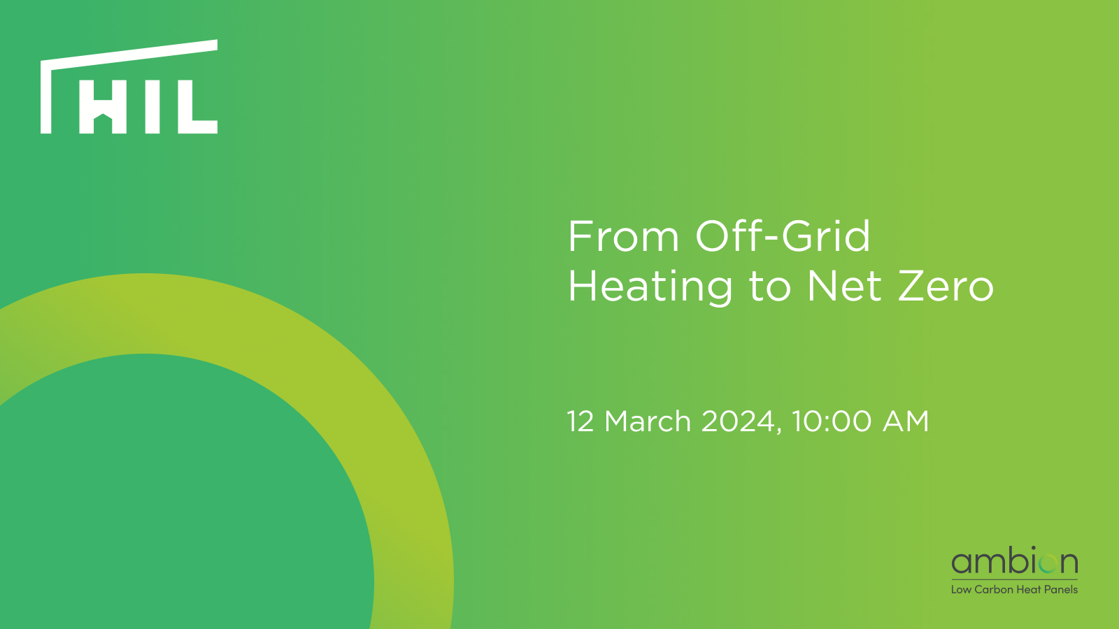 From Off-Grid Heating to Net Zero