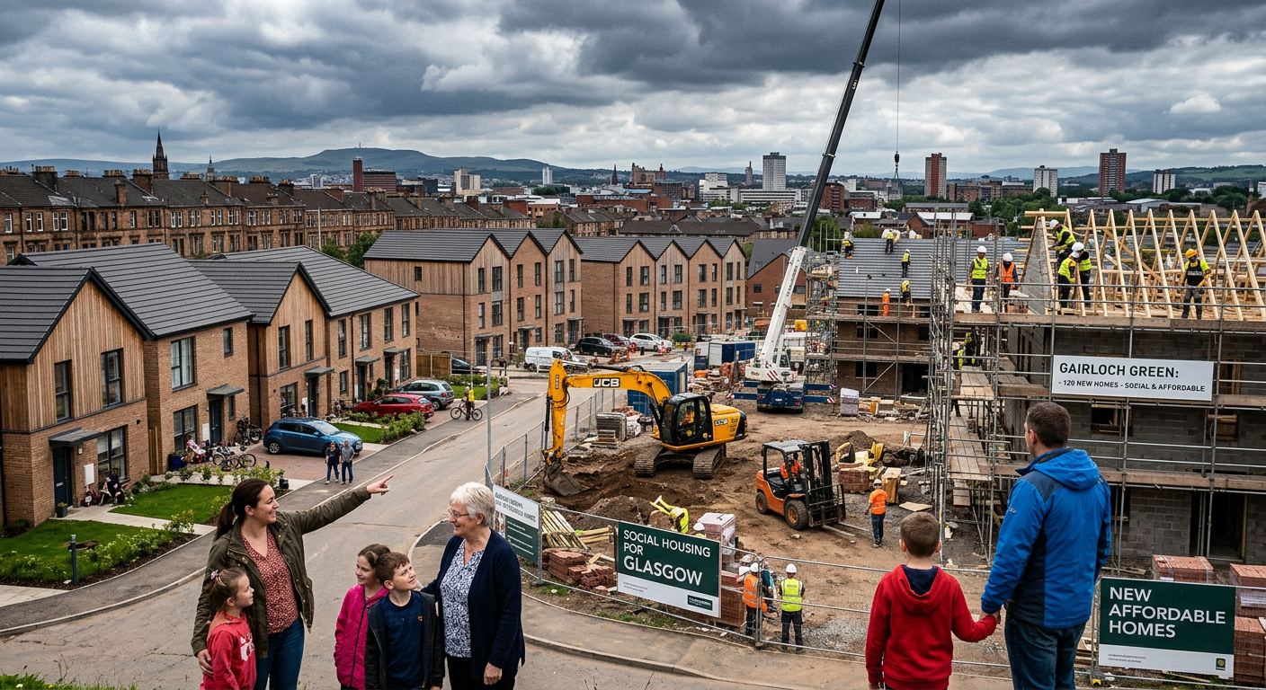 Affordable Housing Delivery in Scotland Falls Sharply as New Home Completions Drop 13%
