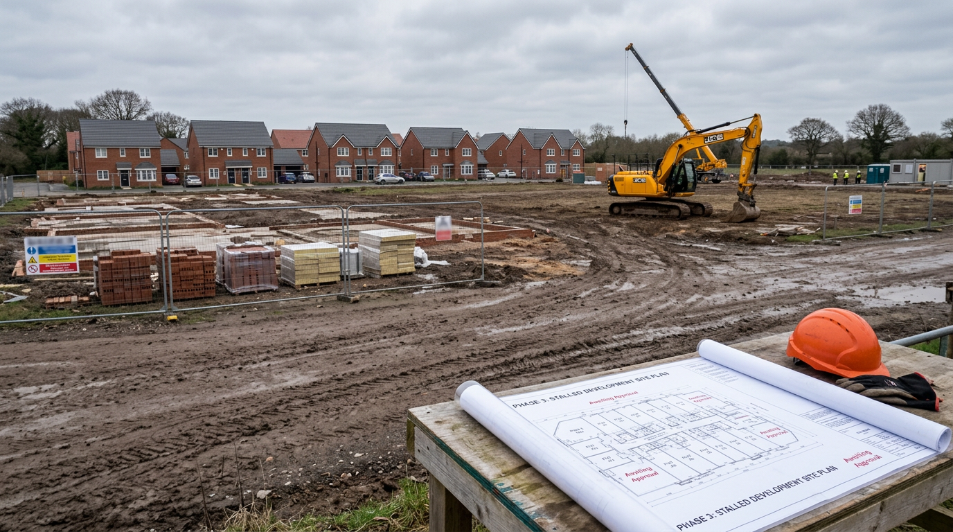 Planning Approvals Hit Record Low as England’s Housing Supply Flatlines